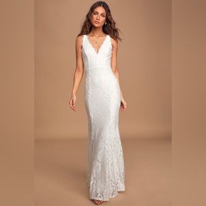 Lulus Lace Mermaid Maxi Dress size XL